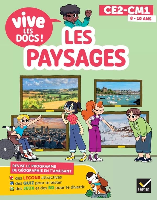 Vive les docs ! CM1 ; Les paysages