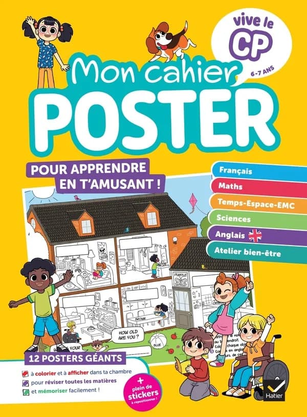 Vive le CP ; Mon cahier poster