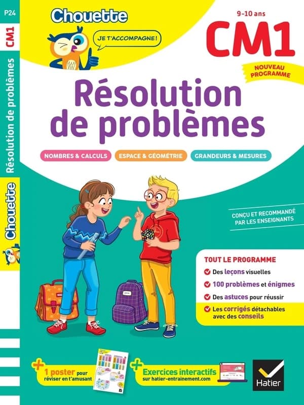 Chouette entraînement : Résolution de problèmes ; CM1