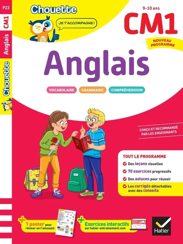 Chouette entraînement : Anglais ; CM1