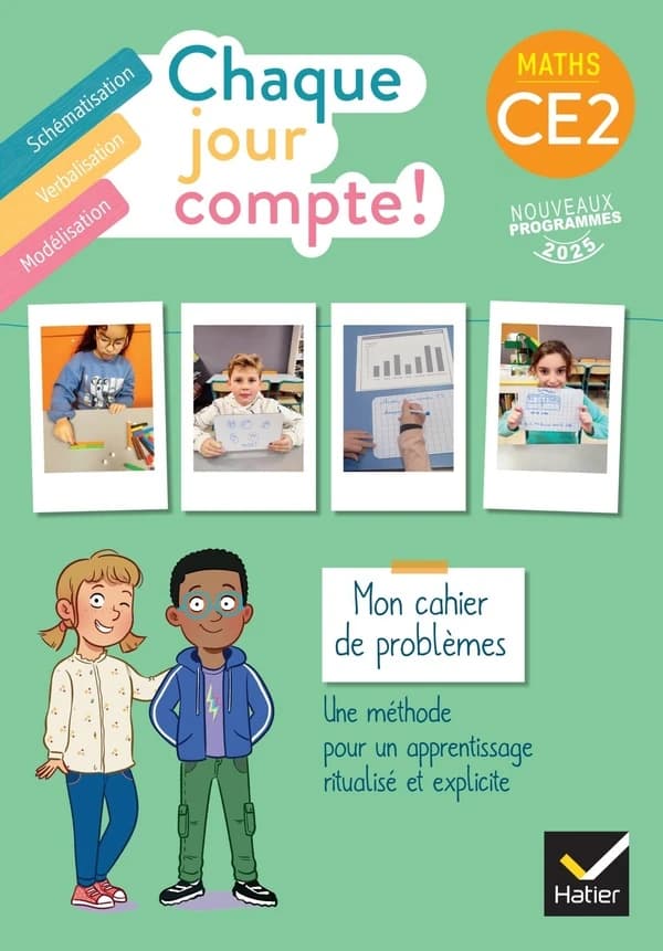 Maths CE2 Chaque jour compte ! : Mon cahier de problèmes