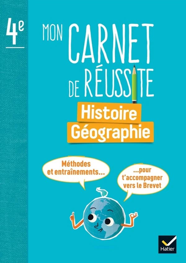 Mon carnet de réussite ; Histoire-Géographie ; 4e ; Carnet élève (édition 2025)