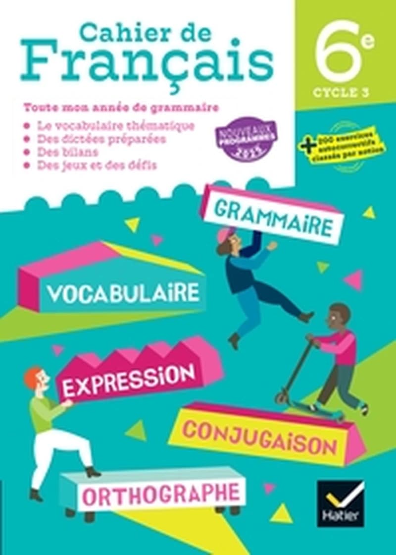 Cahier de Français 6e - Ed. 2025 - Cahier enseignant