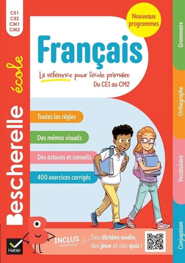 Bescherelle école : Français ; CE1, CE2, CM1, CM2