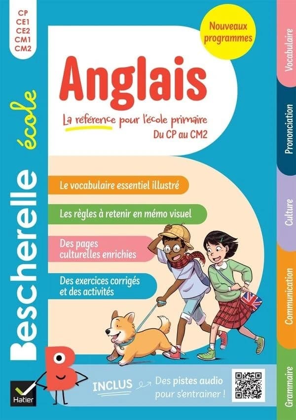 Bescherelle école : Anglais ; CP, CE1, CE2, CM1, CM2