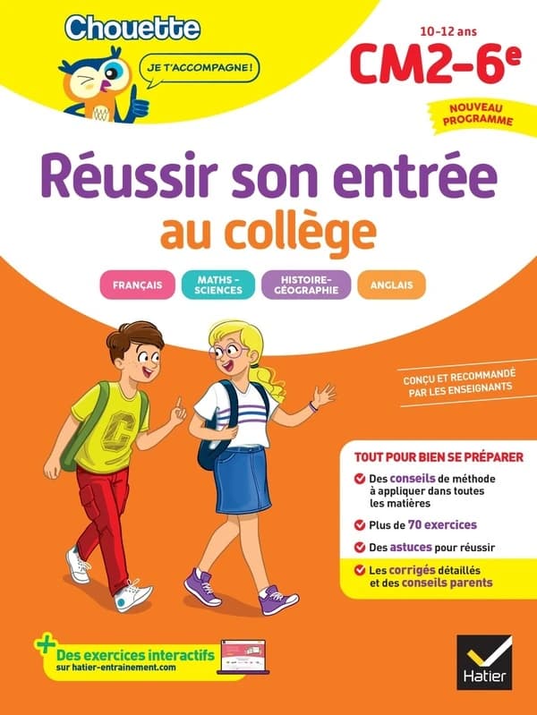 Réussir son entrée au collège CM2-6e