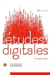 Études digitales : Le texte à venir