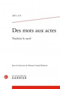 Des mots aux actes n.6 : traduire le sacré
