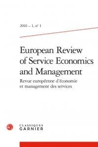 European review of service economics and management