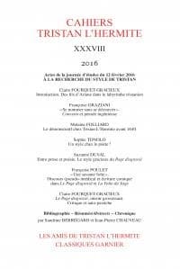 Cahiers Tristan L'Hermite