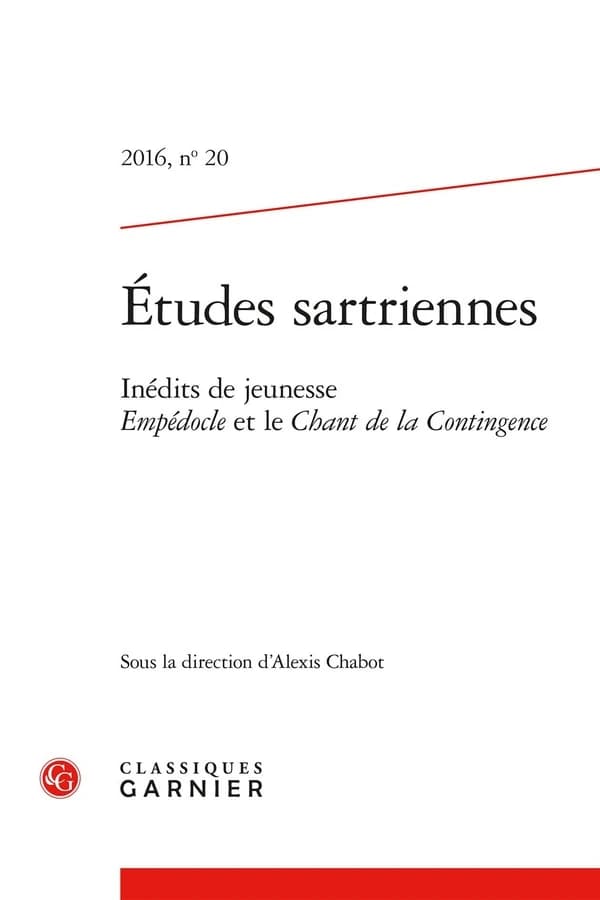 Etudes sartriennes N° 20