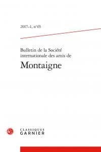 Bulletin de la société internationale des amis de Montaigne n.65