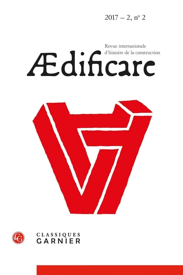 Ædificare : revue internationale d'histoire de la construction
