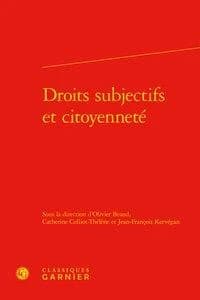 Droits subjectifs et citoyenneté