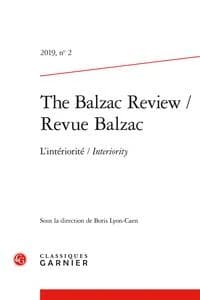 Revue Balzac Tome 2 : 2019 ; l'intériorité ; interiority