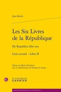Les six livres de la République. Livre second