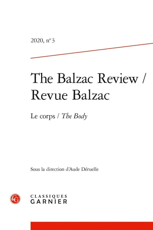 Revue Balzac Tome 3 : 2020 ; le corps