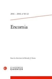Encomia n.40-42 : 2016
