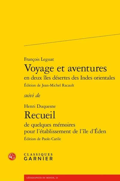Voyage et aventures en deux îles désertes des Indes orientales