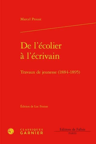 De l'écolier à l'écrivain : travaux de jeunesse, 1884-1895