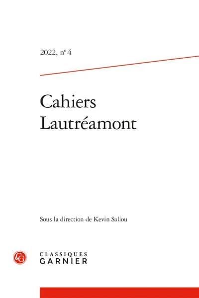 Cahiers Lautréamont Tome 4 : varia