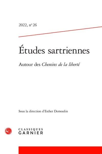 Études sartriennes n.26 : autour des chemins de la liberté