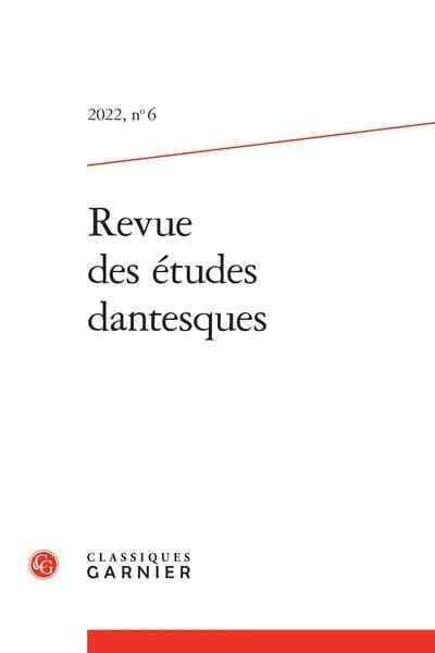 Revue des études dantesques n.6 : varia