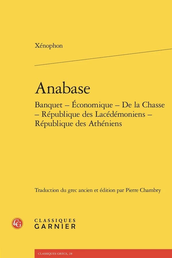 Anabase : Banquet-Economique-de la chasse-République des lacédémoniens-République des athéniens
