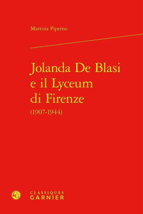 Jolanda De Blasi e il Lyceum di Firenze