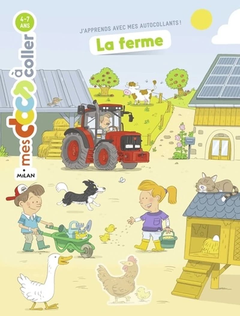 La ferme : j'apprends avec mes autocollants !