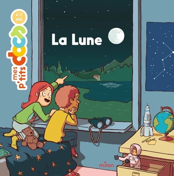 La Lune (Nouvelle éd.) texte de Stéphanie Ledu ; illustrations de Poulpi