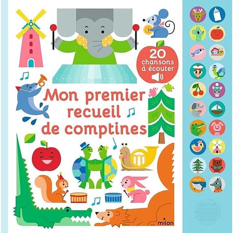 Mon premier recueil de comptines : 20 chansons à écouter