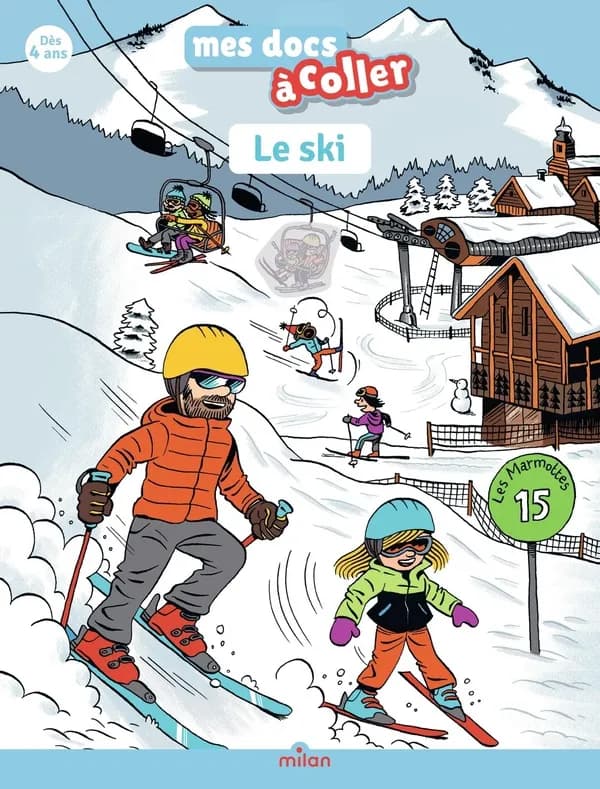 Le ski : j'apprends avec mes autocollants !