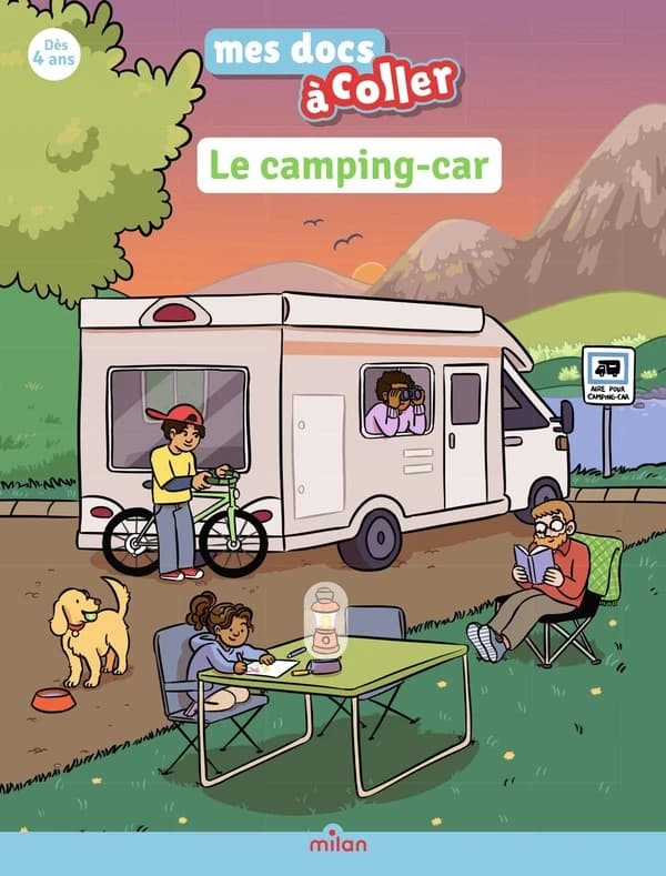 Le camping-car : j'apprends avec mes autocollants !