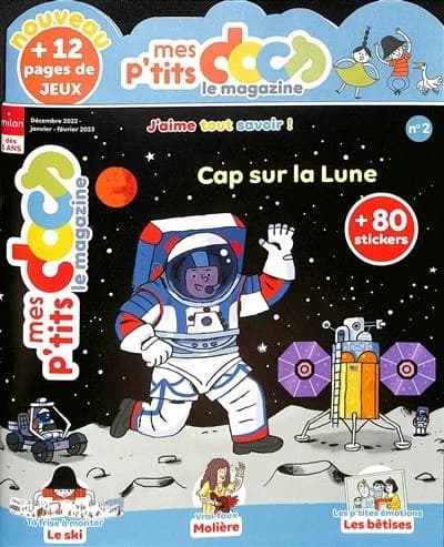 Mes p'tits docs, le magazine n.2 : cap sur la Lune