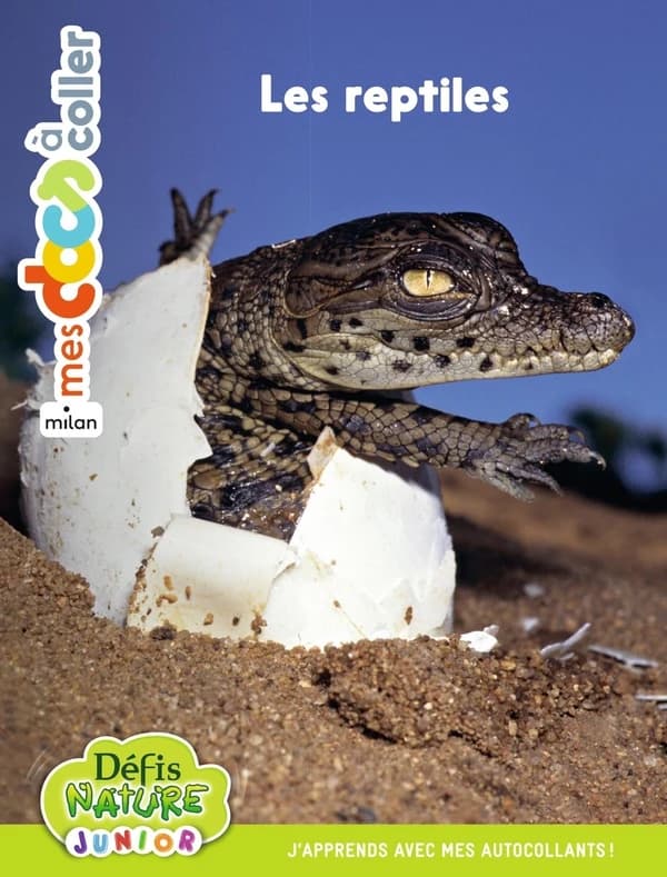Les reptiles : mes docs à coller : [Autocollant]