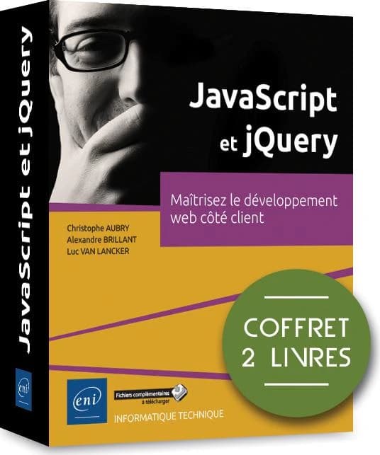 Javascript et jQuery ; coffret de 2 livres : maitrisez le développement web côté client