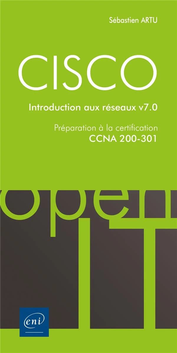 CISCO ; préparation à la certification CCNA 200-301 : introduction aux réseaux