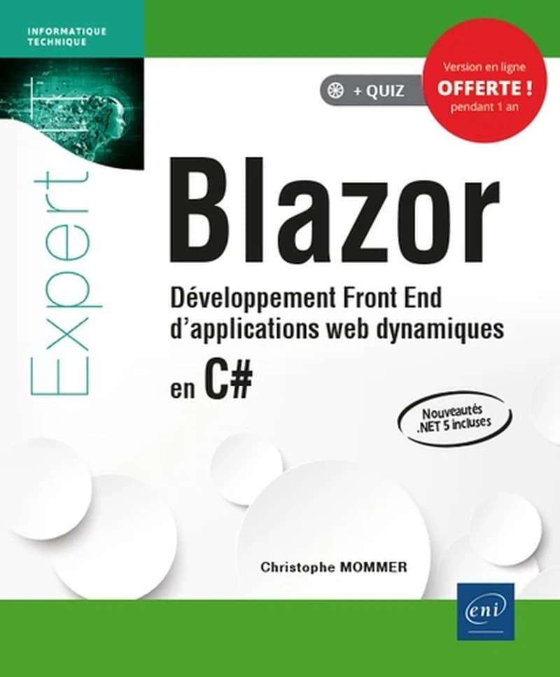 Blazor : développement Front End d'applications web dynamiques en C#