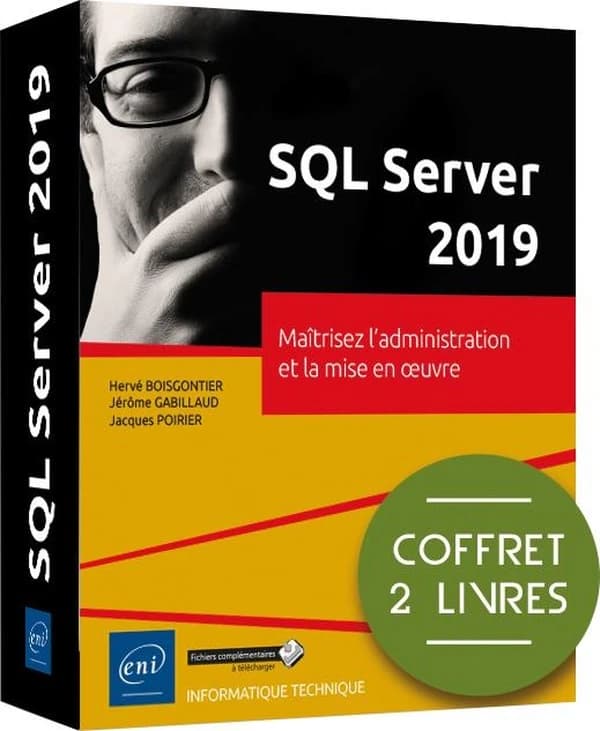 SQL Server 2019 ; coffret de 2 livres : maîtrisez l'administration et la mise en oeuvre