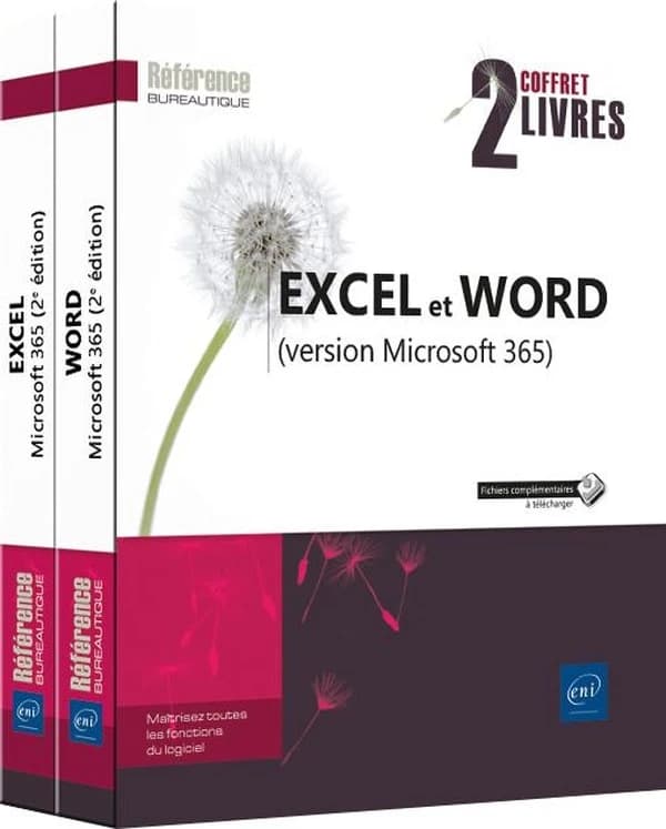 Excel et Word (version Microsoft 365) : Coffret en 2 volumes