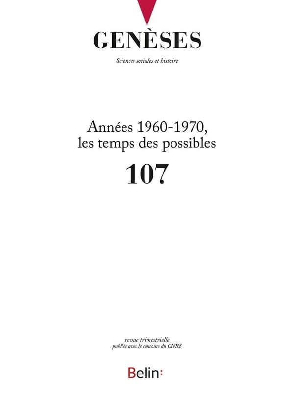 REVUE GENESES n.107 : juin 2017