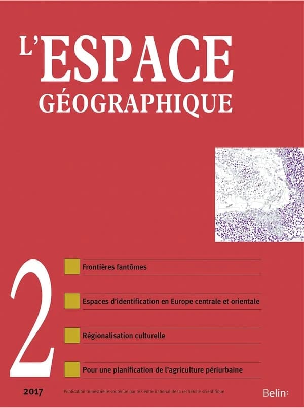 L'ESPACE GEOGRAPHIQUE n.2017