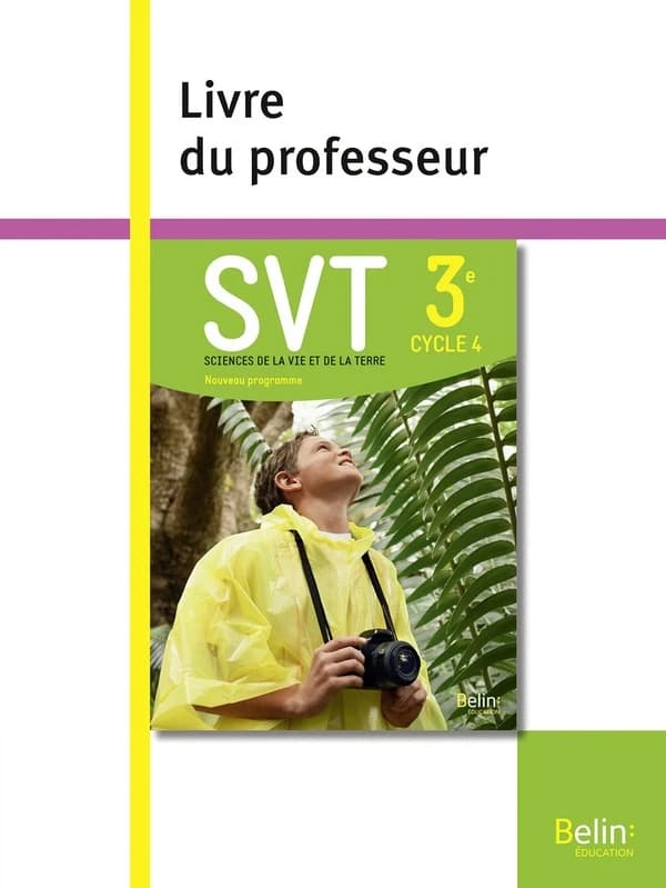 SVT ; 3e ; livre du professeur (édition 2017)