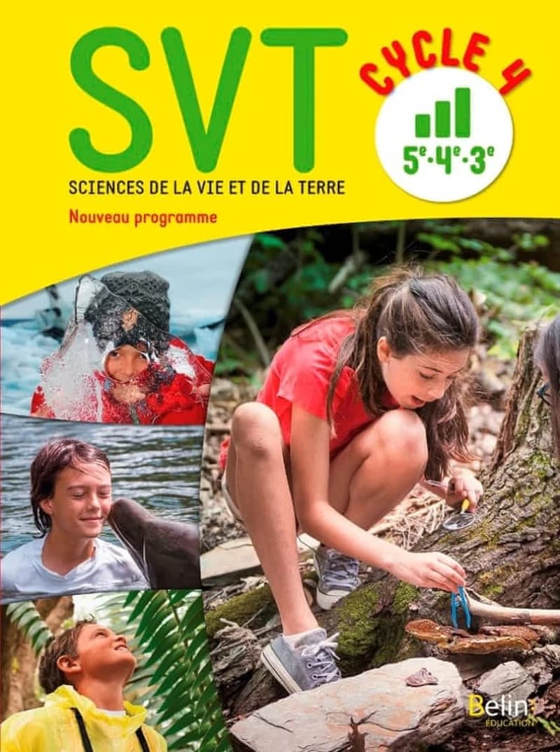 SVT, sciences de la vie et de la terre : 5e, 4e, 3e, cycle 4 : nouveau programme