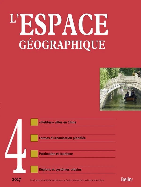 L'ESPACE GEOGRAPHIQUE n.2017