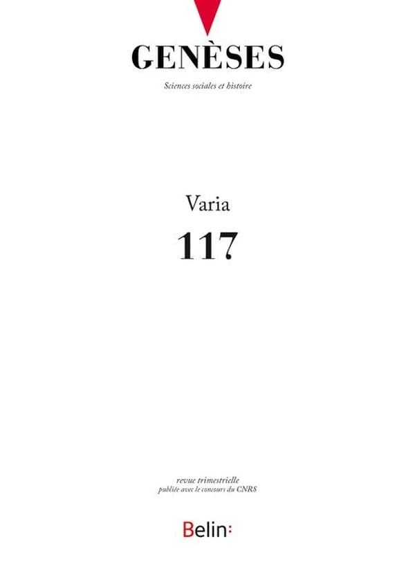REVUE GENESES n.117 : la foi en cause(s) : Islam et engagement politique