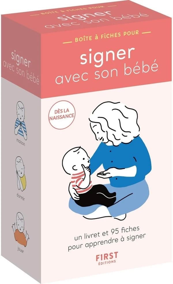 Boite à fiches ; signer avec son bébé