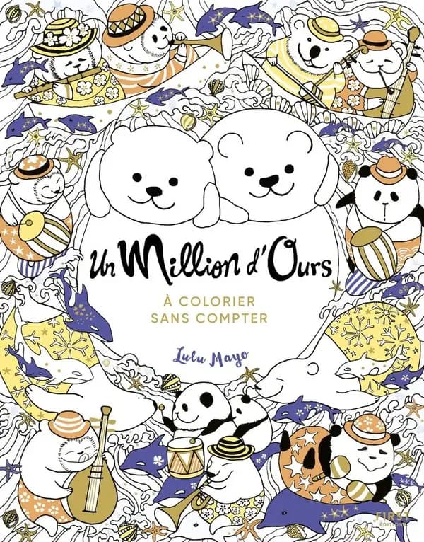 Un million d'ours : à colorier sans compter : [Album à colorier]