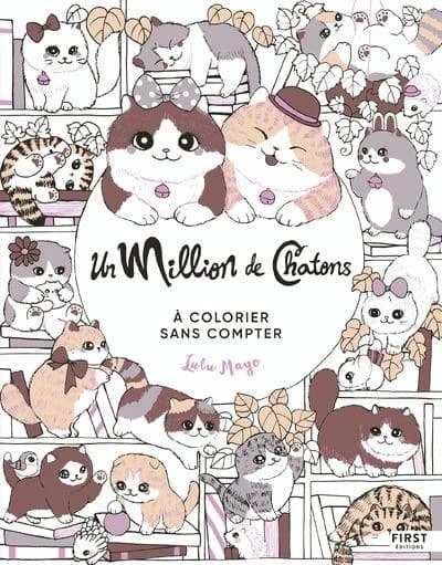 Un million de chatons à colorier sans compter